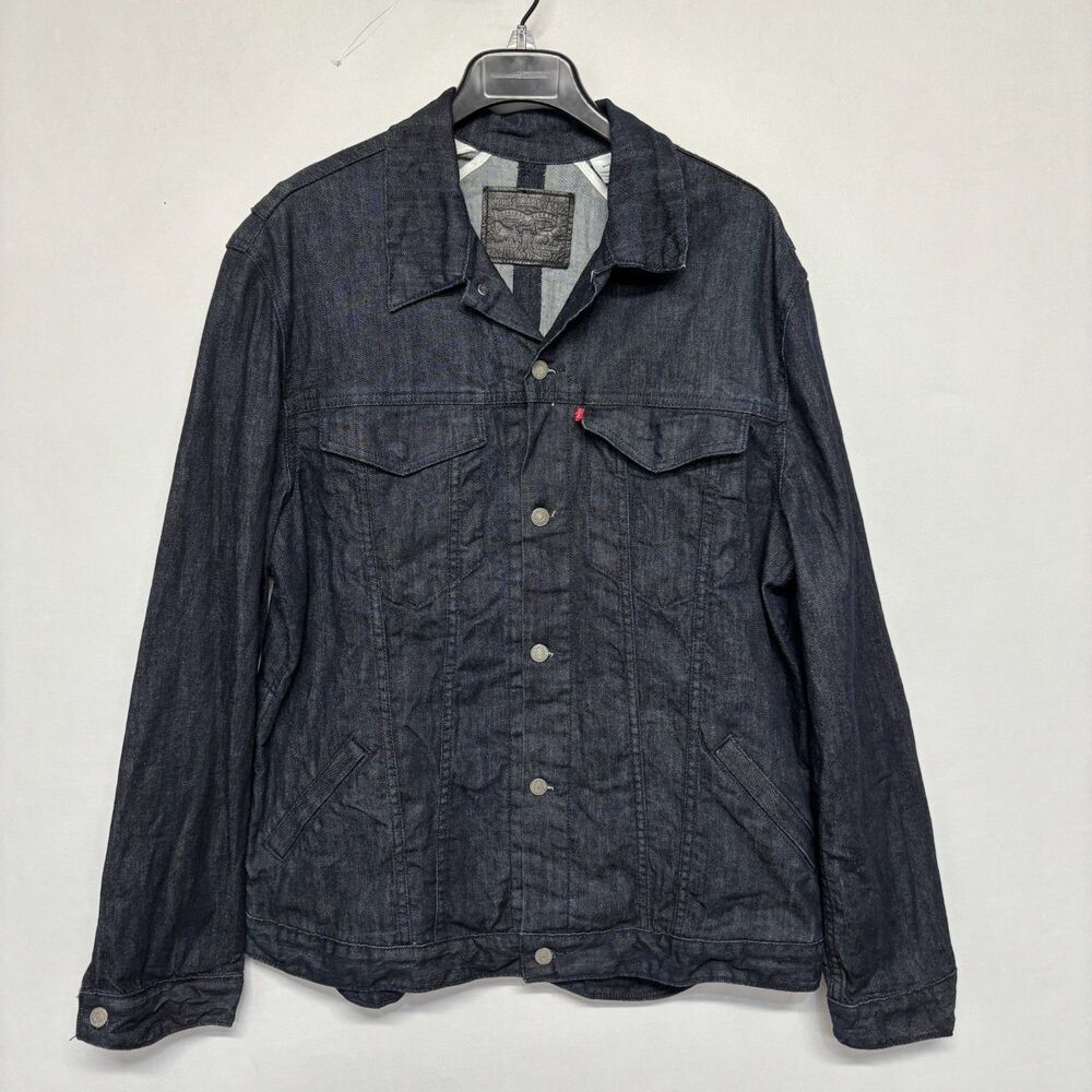 Levi's Men Commuter Trucker Jacket Men Size XXL 2XL Cycling Bike Denim D130 -26